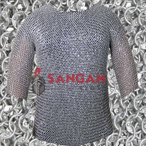 Chain Mail 9 mm round riveted aluminum 