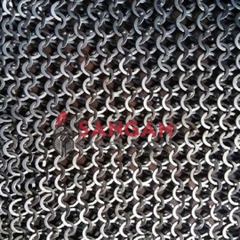 Chain mail 8 mm FLAT RIVITS WITH WARSER