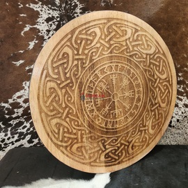 Round Carving Shield