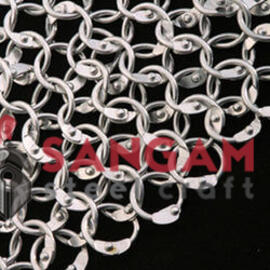 10 MM CHAIN MAIL ( ROUND RIVETED )