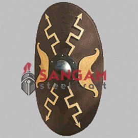 Wooden Oval Roman Cavalry Shield
